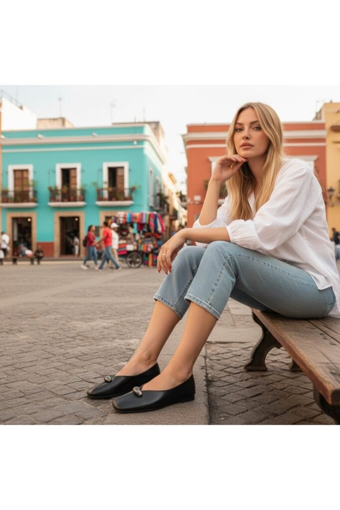 ASKA SHOES Günlük Tokalı Babet