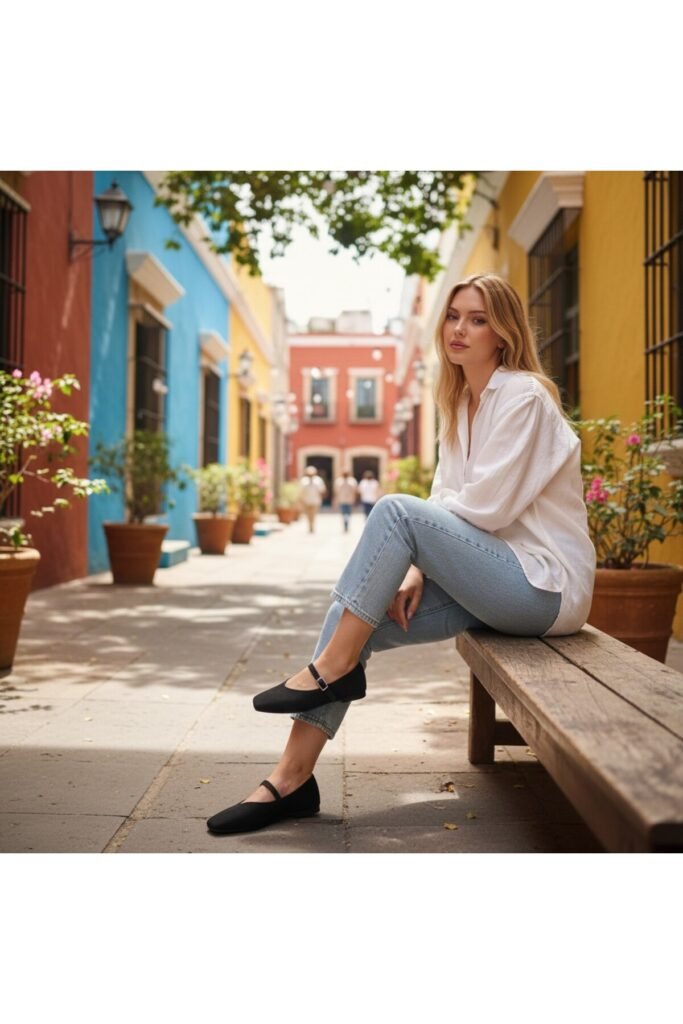 ASKA SHOES Günlük Tokalı Babet - Model 004